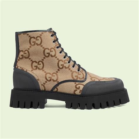 gucci shoes gg logo|Gucci lace up boots.